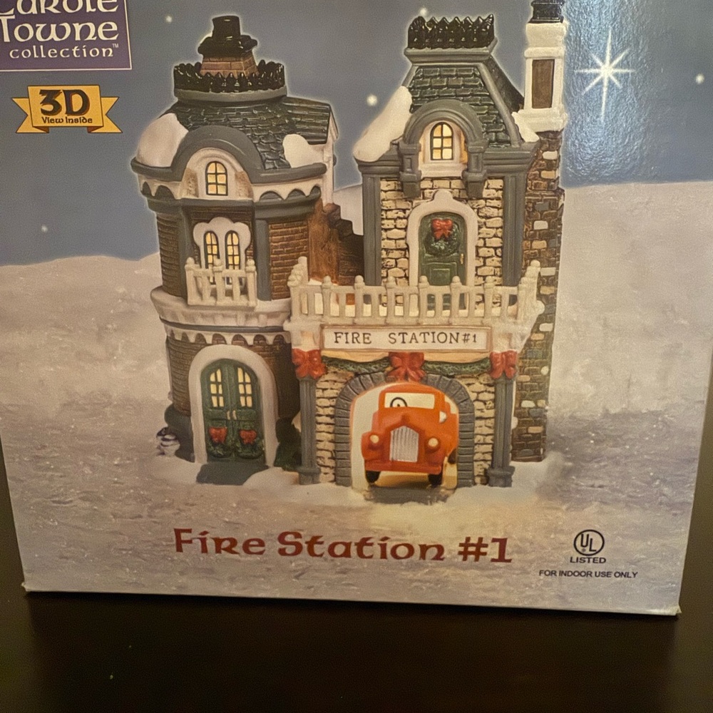 Carole Towne 3D Fire Station #1 Decor